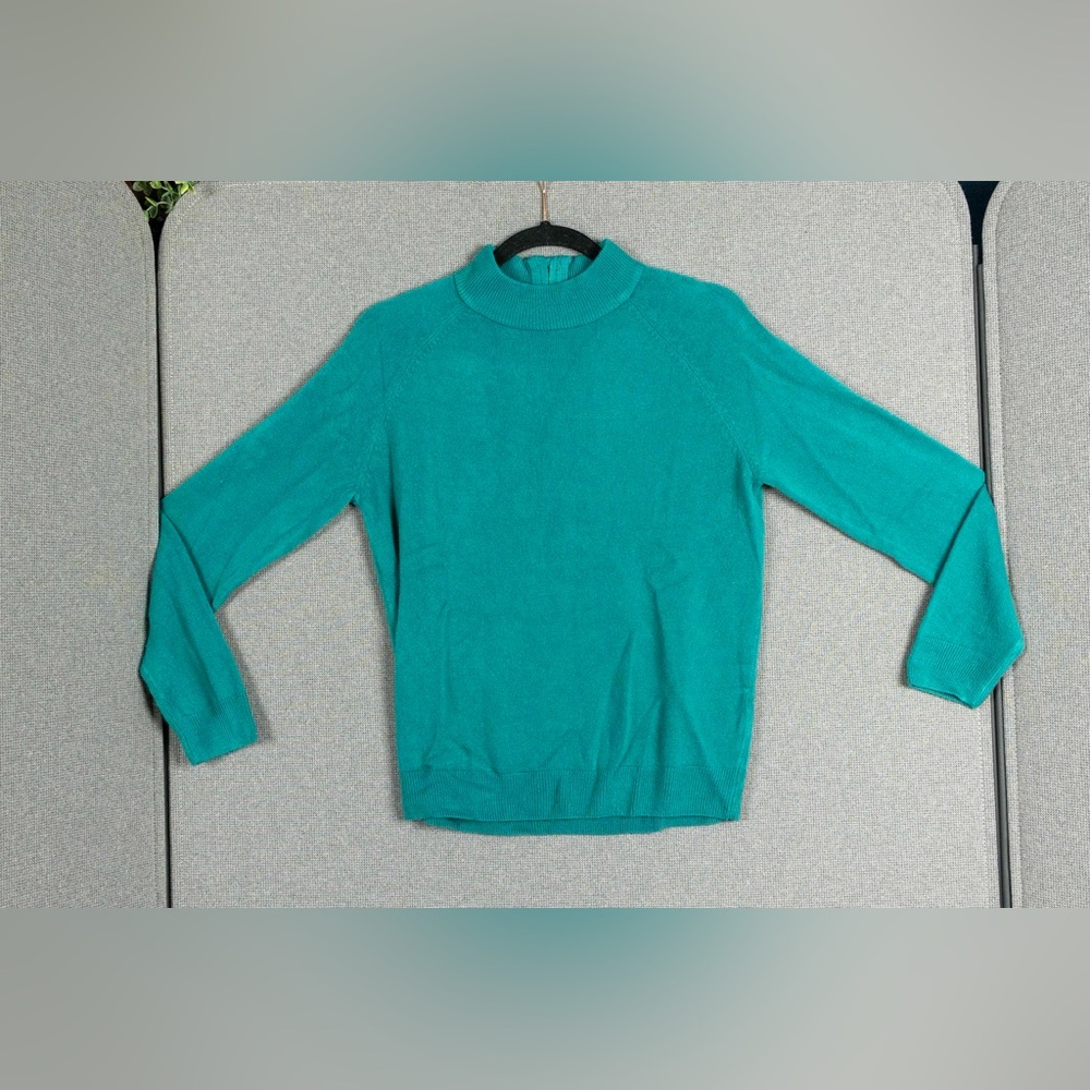 Vintage Teal Draper & Damon’s Turtleneck Sweater